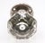 Traditional Antique Bullet Octagon Glass Brass Dummy Door Knob Set For Sale - Image 3 of 5