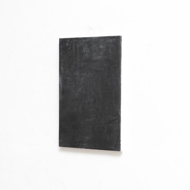 Enrico Della Torre, Art Black Composition, Charcoal on Canvas, 2017 For Sale - Image 4 of 10