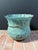 Late 20th Century Vintage Italian Handcrafted Metal Cachepot With Verdigris Finish For Sale - Image 5 of 9
