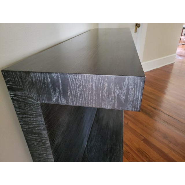 2020s Niermann Weeks Cerused Oak "Marlene" Console For Sale - Image 5 of 8