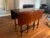 Vintage Solid Wood Dining Table For Sale - Image 4 of 6