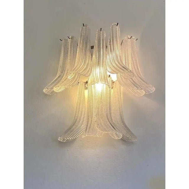 Murano Glass Wall Sconces by Simoeng, Set of 2 For Sale - Image 9 of 14