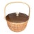 Nantucket Woven Basket Signed For Sale