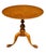 Vintage Queen Anne Style Birds Eye Maple Tea Table For Sale - Image 4 of 9