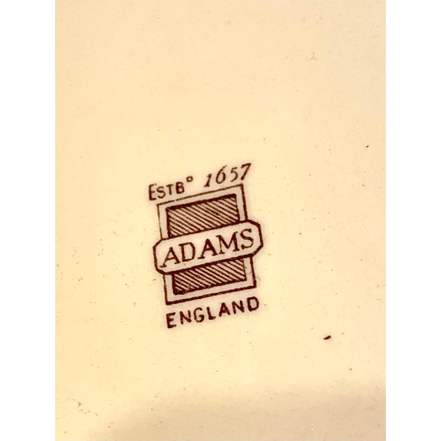 1930s Adams "Cries of London" Set of 3 Transferware Decorative Plates For Sale - Image 5 of 8