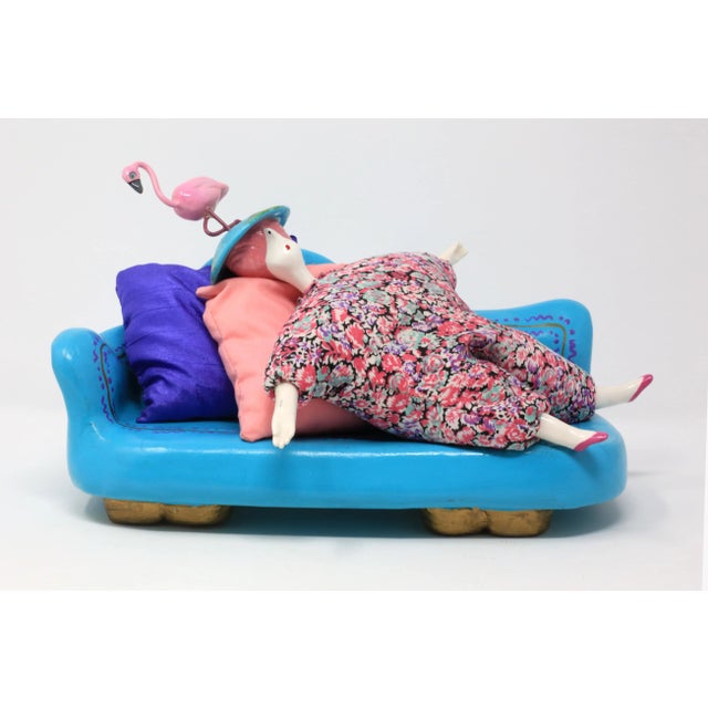 Vintage "Hot Mama" Signed Florida Art Piece For Sale - Image 12 of 12