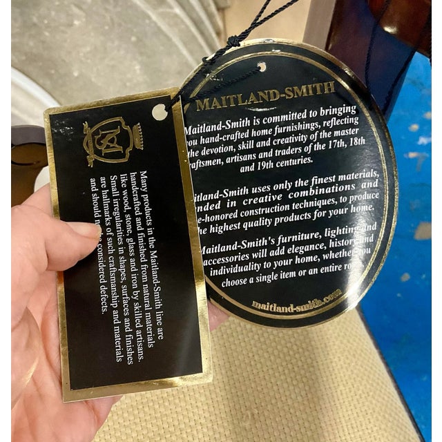 Maitland-Smith Mahogany Chippendale Side Dining Chairs Pair For Sale - Image 11 of 11