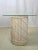 Antique White 1960s McGuire Style Whitewashed Bamboo Side Table For Sale - Image 8 of 12