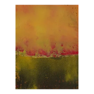 Contemporary Abstract Oil on Paper Painting "Sonnet 7" by Yari Ostovany