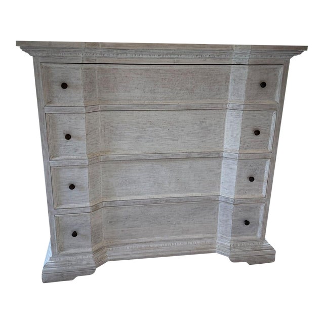 Large Whitewashed Dresser by Noir For Sale