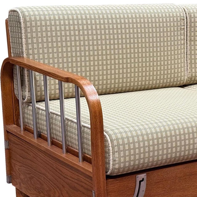 Art Deco Model H215 Sofa by Jindřich Halabala for Up Závody, 1930s For Sale - Image 13 of 15