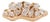 Modernist Natural Diamond Cluster Pinky Ring Size 9 in 14k Yellow Gold For Sale