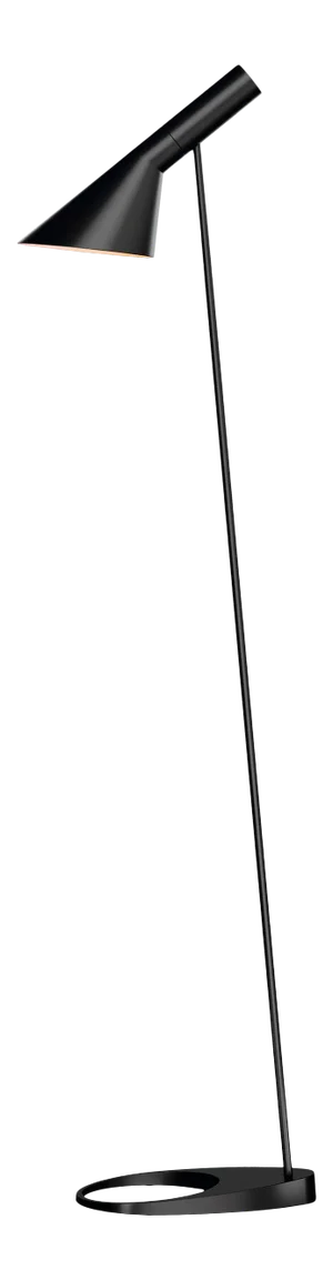 Arne Jacobsen AJ Floor Lamp in Black for Louis Poulsen