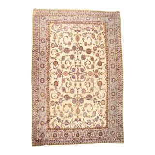 Antique Souf Kashan Rug 8' x 11'8'' For Sale