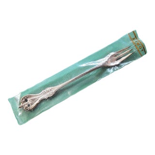 Early 20th Century Towle Old Colonial Sterling Silver Cocktail Fork 6 1/4" New For Sale