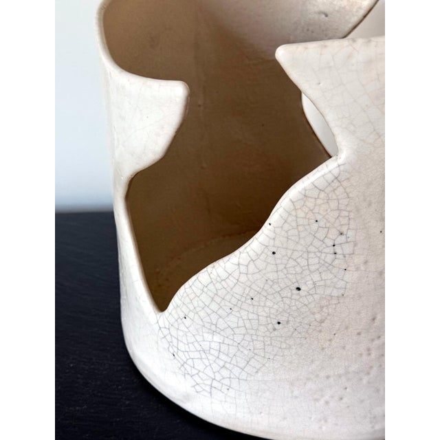 Late 20th Century Large Sculptural Ceramic Vessel by Richard Devore Exhibited and Published For Sale - Image 12 of 12