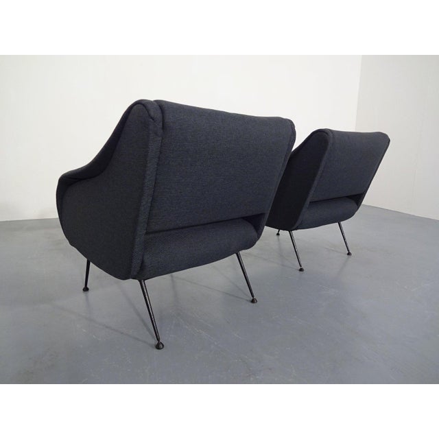 Mid-Century Italian Armchair, 1950s For Sale - Image 4 of 10