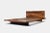 ARTLESS Sqb Queen Walnut Bed For Sale - Image 4 of 6