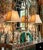 This breathtaking pair of Floriane table lamps, originally designed by Uttermost, is a masterclass in the balance between...
