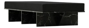 Das Daybed in Black Marble by Justus Knut Schomann