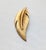 Modern Vintage 1980s Signed Givenchy Goldtone Leaf Brooch For Sale - Image 3 of 6