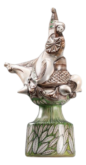 Ceramic Faenza Sculpture from Vassura, Italy, 1976