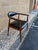 Casala Mid 20th Century Mid Century " Model Casala" Teak Black Vinyl Armchair For Sale - Image 4 of 12