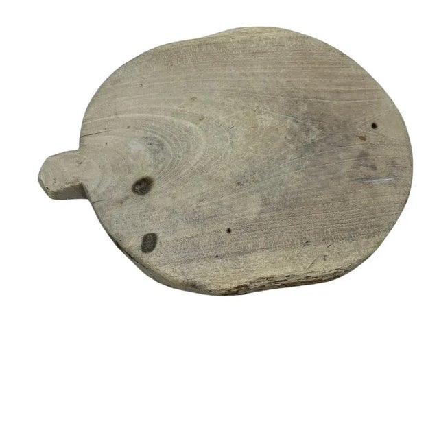 Late 20th Century Vintage Indian Chapati Board For Sale - Image 5 of 5