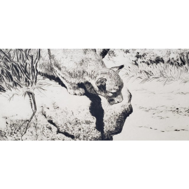 Rodney Thomson (American, 1878-1941) "The Watcher" Drypoint Etching Trial Proof C.1930 For Sale In San Francisco - Image 6 of 12