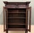 Antique French Louis XIII Style Bookcase Display Cabinet Barley Twist Oak c.1880 For Sale - Image 9 of 18