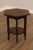 Imperial Furniture Antique Mission Oak Hexagonal Lamp Table For Sale - Image 11 of 12