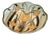 Italian Gilded Majolica Tazza by G. Fieravino, 1960s For Sale