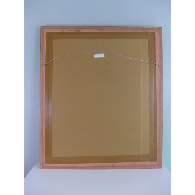 Red Mid 20th Century "Les Raisins Bleus" Marcel Mouly Original Signed Limited Edition Lithograph, Framed For Sale - Image 8 of 10