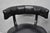 Mid 20th Century Vintage Mid Century Modern Low Black Barrel Back Lounge Club Chairs - A Pair For Sale - Image 5 of 18