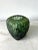 Guaxs Glassworks Kashi Carved Glass Green Vase For Sale In Los Angeles - Image 6 of 9