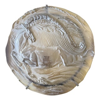 Annual Glass Plate by Ernst Fuchs for Rosenthal, 1980 For Sale