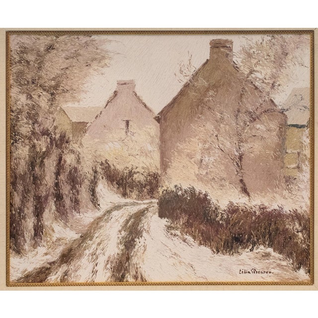 Old Snow is an original oil painting by Lelia Pissarro (French, b. 1963), created in 2004 as part of the artist's Kalla's...