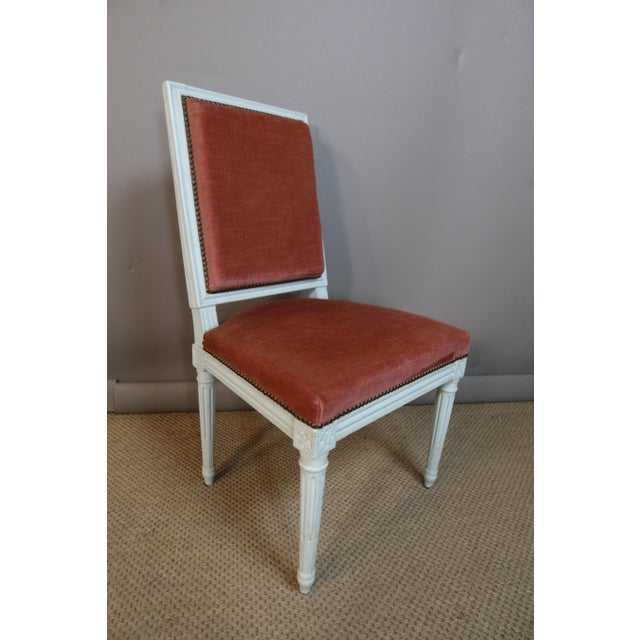 Vintage Louis XVI Style Chairs, 1960s, Set of 8 For Sale - Image 9 of 11