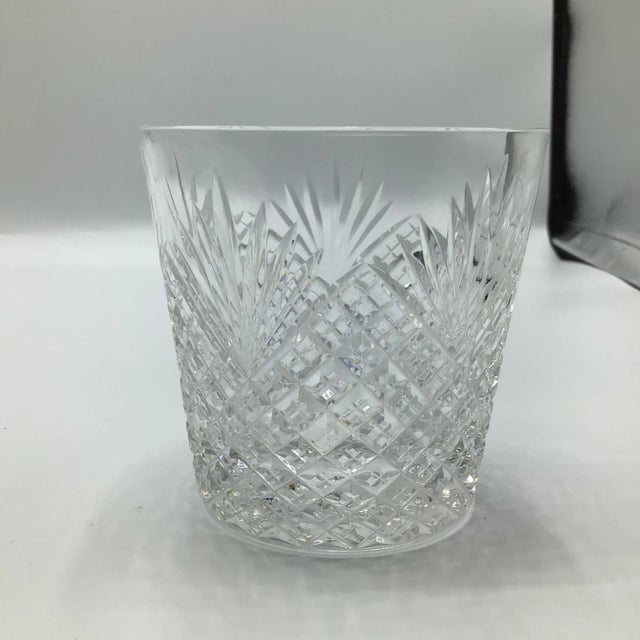 1970s Hawkes Old Fashioned Glasses Strawberry Diamond and Fan Cut Crystal -Set of 2 For Sale - Image 5 of 12