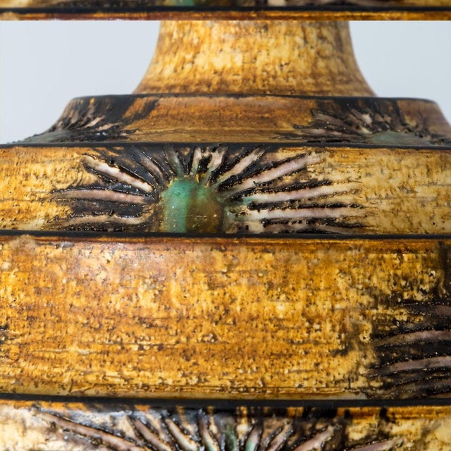 Danish Yellow Ceramic Pendant Light, 1970 For Sale - Image 13 of 18