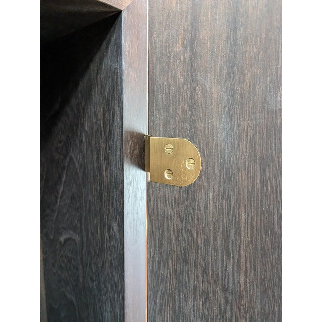 2010s Walnut Media Cabinet For Sale - Image 5 of 5