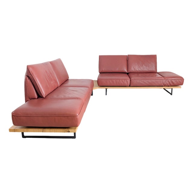 Phoenix Corner Sofa in Aniline Leather from Koinor For Sale