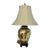 1980s Asian Hand Painted Tropical Elephant Table Lamp With Shade For Sale