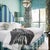 Casa Cosima Cascade Headboard in Schumacher Bagan, Peacock - Full For Sale - Image 4 of 4