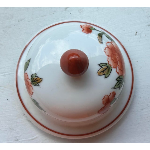 Vintage Chinoiserie Lidded Jar / Urn For Sale - Image 9 of 11