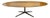 1960s Mid-Century Modern Attributed to Florence Knoll Large Oval Rosewood Table Desk (96") For Sale