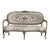 Three-Seater French Rococo Style Settee Sofa For Sale