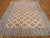1930s White Diamond Antique Indian Dhurrie Rug 6' X 8' 6" Handknotted Cotton Carpet For Sale - Image 9 of 9