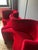 Red Danish Two-Piece Cloverleaf Red Sofa by Verner Panton for VerPan, 2000s For Sale - Image 8 of 12