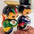 Vintage Japanese Kokeshi-Inspired Wooden Couple Dolls on Base For Sale - Image 4 of 10